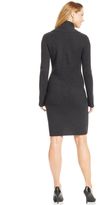 Thumbnail for your product : Jones New York Collection Cowl-Neck Ribbed-Knit Sweater Dress