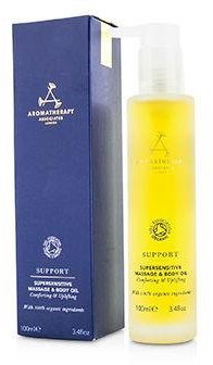 Aromatherapy Associates Support Supersensitive Massage & Body Oil (100% Organic Ingredients) 3.4oz, 100ml