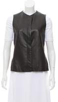 Thumbnail for your product : The Row Leather Button-Up Vest