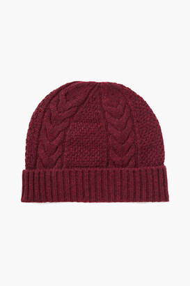 N.Peal Cable-knit Cashmere Beanie