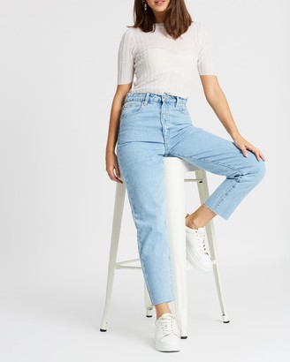 Abrand Petite Women's Blue Slim - A 94 High Slim Petite Jeans