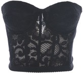 Thumbnail for your product : Moschino Lace Cropped Top