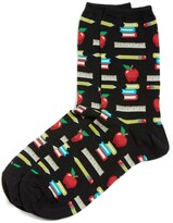 Thumbnail for your product : Hot Sox Women's Teacher's Pet Fashion Crew Socks