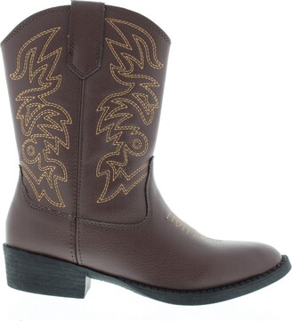 Deer Stags Little Kids Ranch Unisex Pull On Western Cowboy Boot