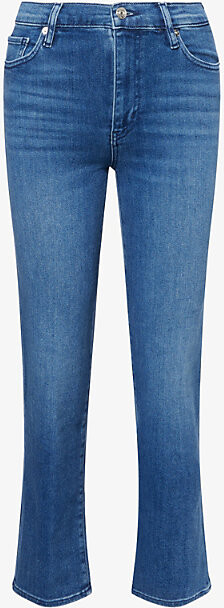 Frame Womens Reign Le Sleek Straight-Leg Stretch-Denim Blend Jeans 25