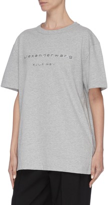 Alexander Wang x Lane Crawford logo embellished unisex T-shirt