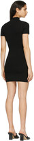 Thumbnail for your product : alexanderwang.t Black Logo Patch Bodycon Dress