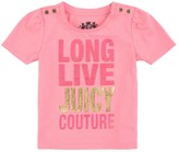 Thumbnail for your product : Juicy Couture Outlet - BABY LOGO LONG LIVE JC SHORT SLEEVE TEE