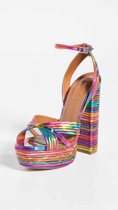 Aquazzura Sundance Plateau 140mm Sandals