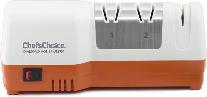 Chef's Choice 3-Stage Electric Knife Sharpener, White/Orange, D203