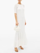 Thumbnail for your product : Maison Rabih Kayrouz Raglan-sleeve Ribbed Maxi Dress - White