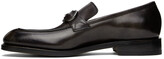 Thumbnail for your product : Ferragamo Black Royal Steel Loafers
