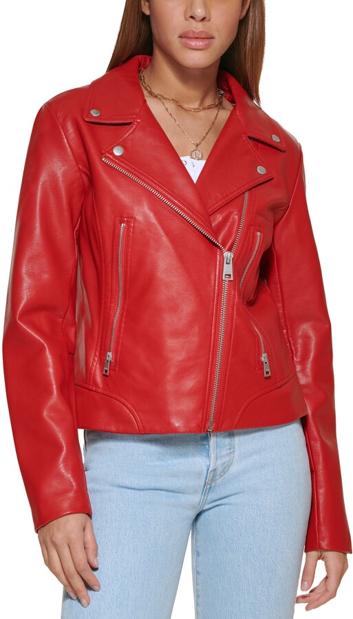 Red Moto Jacket | Shop the world's largest collection of fashion 