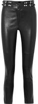 Isabel Marant - Preydie Leather Skinny Pants - Black