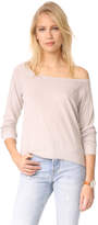 Thumbnail for your product : Three Dots Off Shoulder Sweatshirt