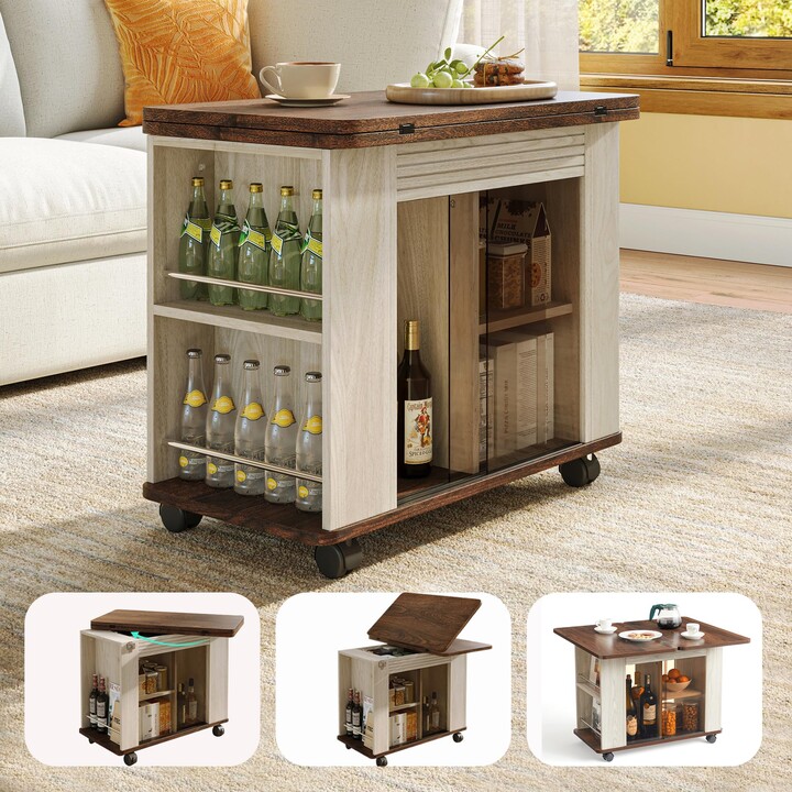 LINSY Folding Top End Table