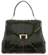 Thumbnail for your product : Kara Ross Trinity Python Lady Bag