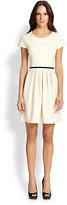 Thumbnail for your product : Pleated Contrast-Band Dress