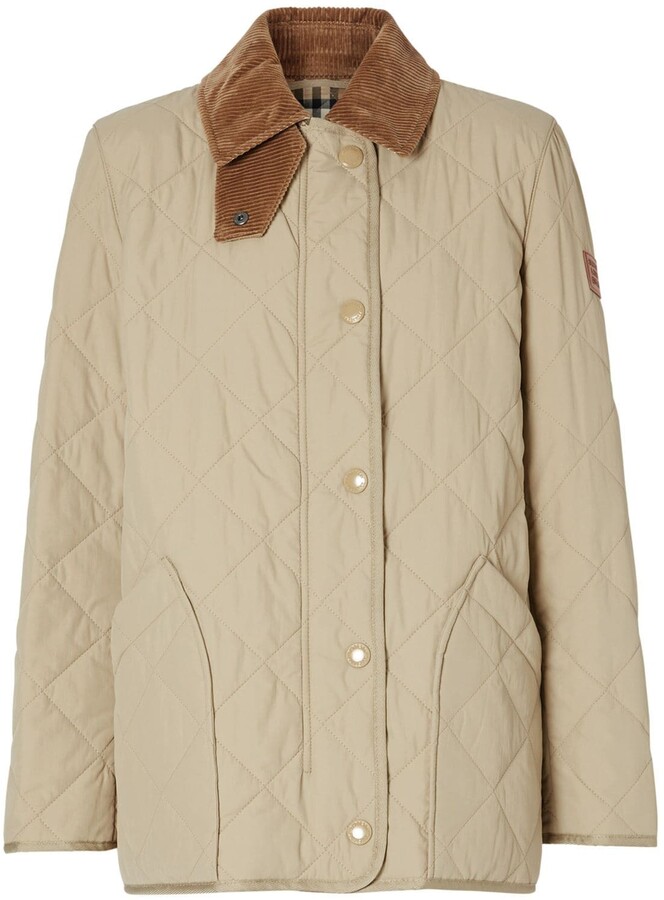 burberry plus size quilted jacket