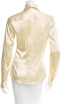 Thumbnail for your product : Dolce & Gabbana Silk Button-Up Top