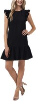 Thumbnail for your product : CeCe Ruffled Flutter-Sleeve Dress