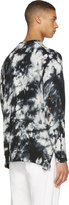Thumbnail for your product : Miharayasuhiro Black Tie-Dye Destroyed Sweater