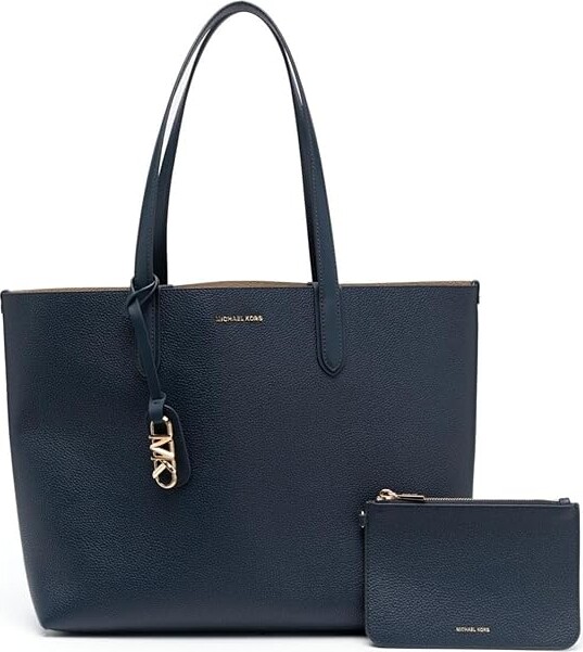 Michael Kors Voyager Large Navy Saffiano Leather East West Tote Bag Purse