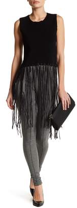 Romeo & Juliet Couture Fringe Cropped Tank Top