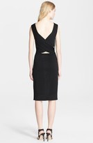 Thumbnail for your product : Tracy Reese Cross Back Cloque Knit Sheath Dress