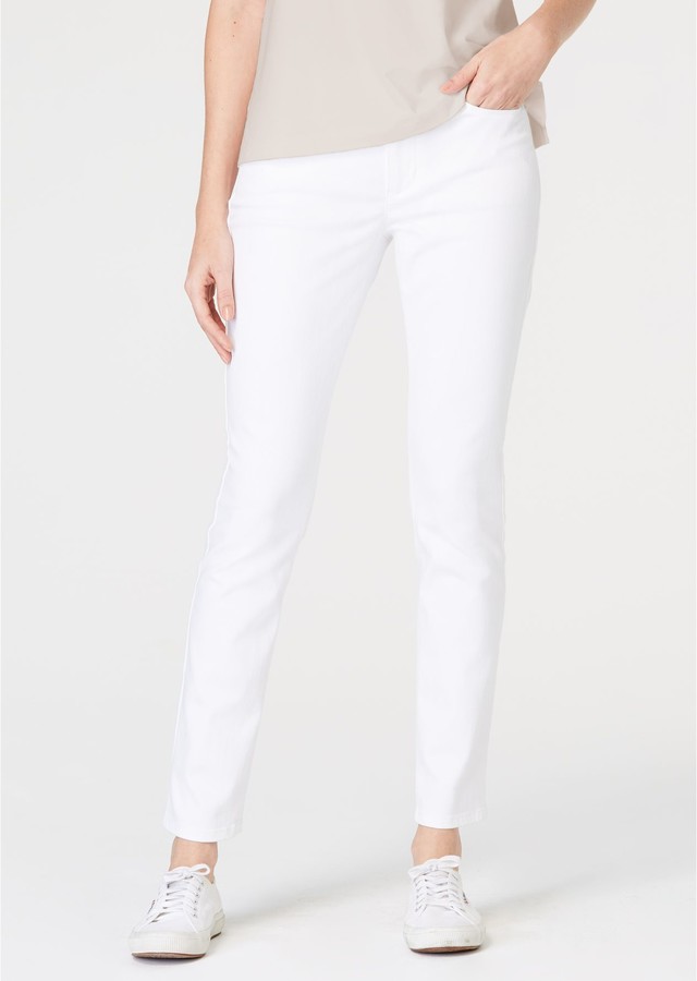 j jill authentic fit slim leg jeans