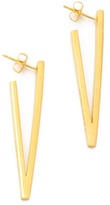 Thumbnail for your product : Paige Novick Claire Collection Small V Earrings with Crystals