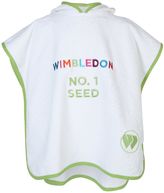 Thumbnail for your product : Christy Wimbledon kids poncho trophy white