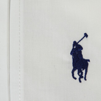 Ralph Lauren Home Polo Player Pillowcases - White - Set of 2 - 65x65cm