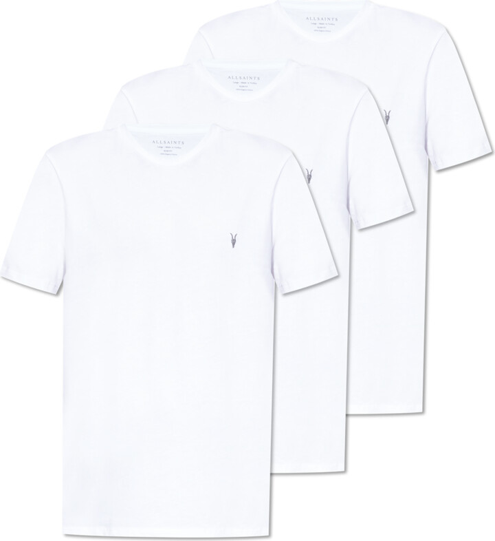 AllSaints Three-pack T-shirts Brace  - White