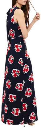 Phase Eight Grace Floral Maxi Dress, Navy/Red