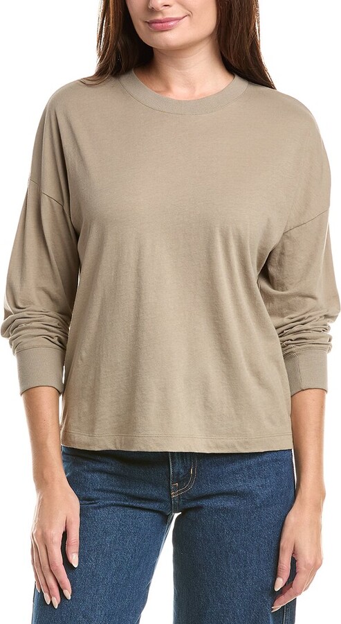 Vince Dropped-Shoulder Pullover