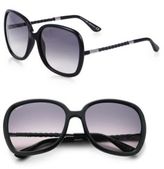 Thumbnail for your product : Tod's Braided Oversized Square Sunglasses