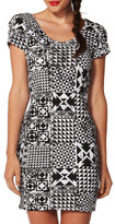 Thumbnail for your product : Sass Checker Board Dress