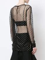 Thumbnail for your product : Dodo Bar Or sheer long sleeved top