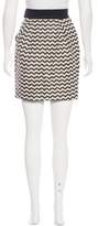 Thumbnail for your product : Matthew Williamson Embellished Chevron Skirt