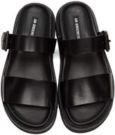 Thumbnail for your product : Ann Demeulemeester Black Two-Strap Sandals