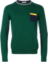 Thumbnail for your product : Sun 68 patch pocket sweater