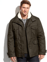 Thumbnail for your product : MICHAEL Michael Kors Big and Tall Pueblo Faux-Shearling-Collar 3-in-1 Field Coat