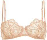 Thumbnail for your product : I.D. Sarrieri Mesh-paneled Lace Underwired Balconette Bra
