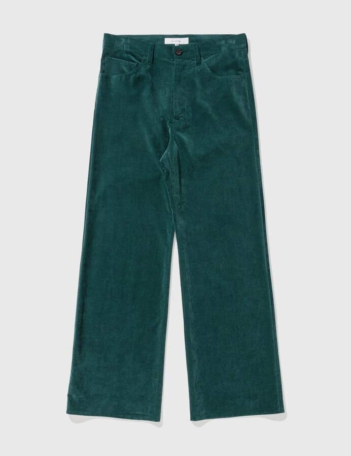 Men's Green Velvet Trousers