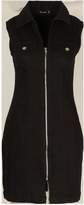 Thumbnail for your product : boohoo Zip Front Power Stretch Denim Bodycon Dress