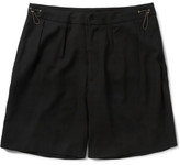 Thumbnail for your product : Paul Smith Lightweight Woven-Wool Shorts