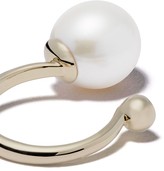 Thumbnail for your product : Mizuki 14kt Yellow Gold Pearl And Diamond Ring