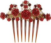 Thumbnail for your product : Dolce & Gabbana Swarovski crystal-embellished hair comb