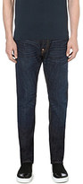 Thumbnail for your product : Evisu Slim-fit tapered mid-rise denim jeans